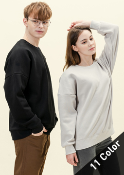 시그니처 기모 맨투맨