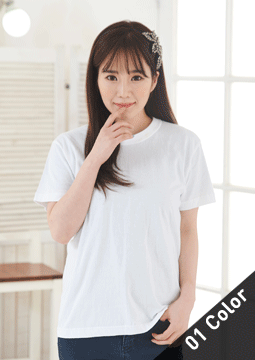 20수 고급형 백색 라운드티셔츠