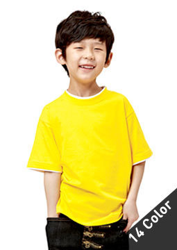 이중 라운드 티셔츠(성인+아동)