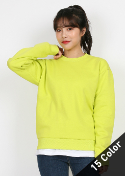 특양면 오버핏 맨투맨(기모가능)
