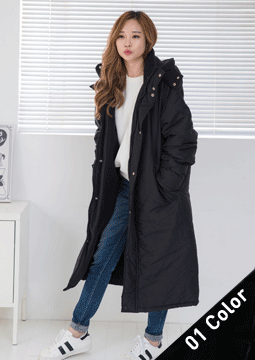 검은색 무지 롱돕바 (숏돕바 제작가능)