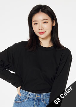 베이직 라운드 긴팔17수(성인+아동)