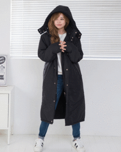 검은색 무지 롱돕바 (숏돕바 제작가능)